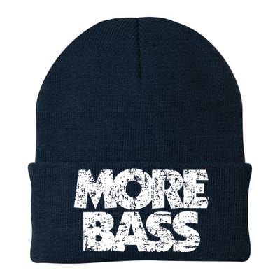 More Bass Vintage Bassist Bass Players Knit Cap Winter Beanie