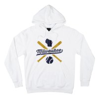 Milwaukee Baseball Vintage Wisconsin Pride Love City Hoodie