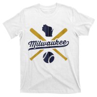 Milwaukee Baseball Vintage Wisconsin Pride Love City T-Shirt