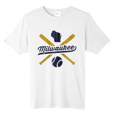 Milwaukee Baseball Vintage Wisconsin Pride Love City Tall Fusion ChromaSoft Performance T-Shirt