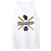 Milwaukee Baseball Vintage Wisconsin Pride Love City PosiCharge Competitor Tank