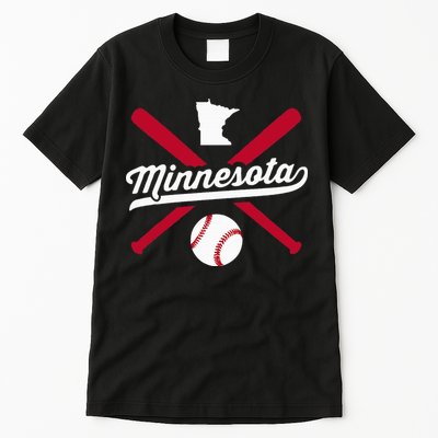 Minnesota Baseball Vintage State Pride Love City Tall T-Shirt