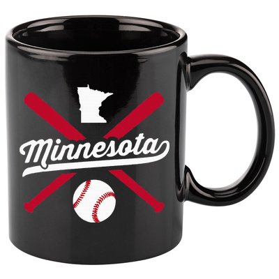Minnesota Baseball Vintage State Pride Love City 11oz C Handle Ceramic Mug