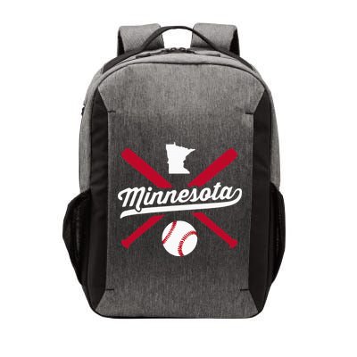 Minnesota Baseball Vintage State Pride Love City Vector Backpack