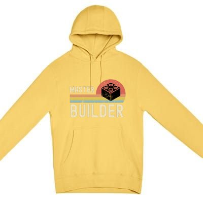 Master Builder Vintage Style Gift Premium Pullover Hoodie