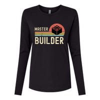 Master Builder Vintage Style Gift Womens Cotton Relaxed Long Sleeve T-Shirt