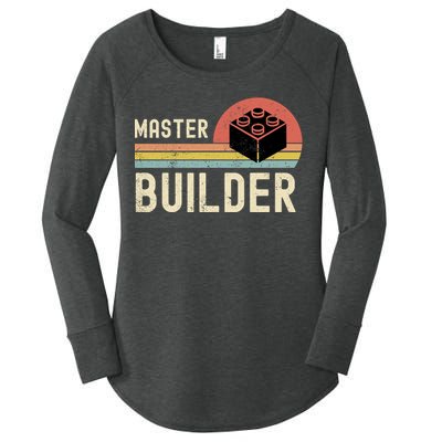 Master Builder Vintage Style Gift Women's Perfect Tri Tunic Long Sleeve Shirt