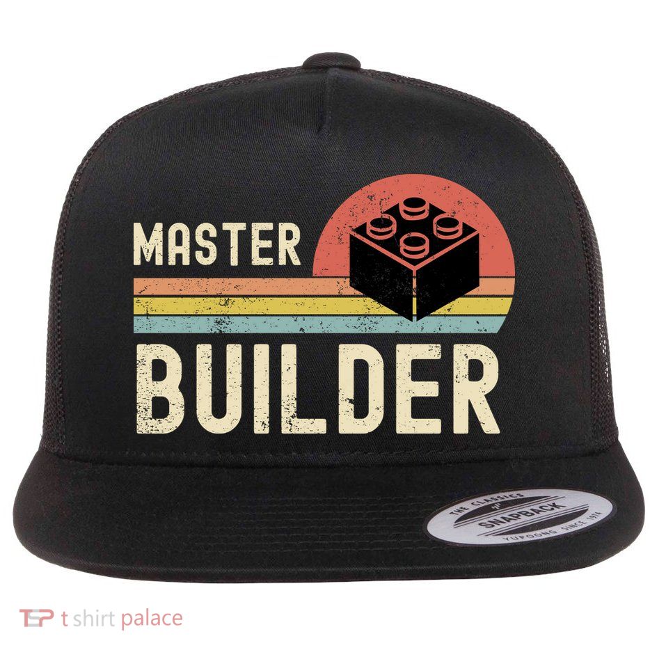 Master Builder Vintage Style Gift Flatbill Hat