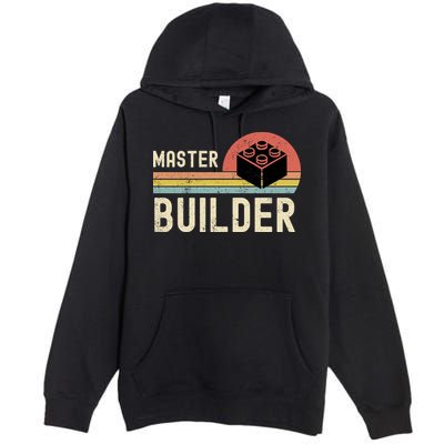 Master Builder Vintage Style Gift Premium Pullover Hoodie