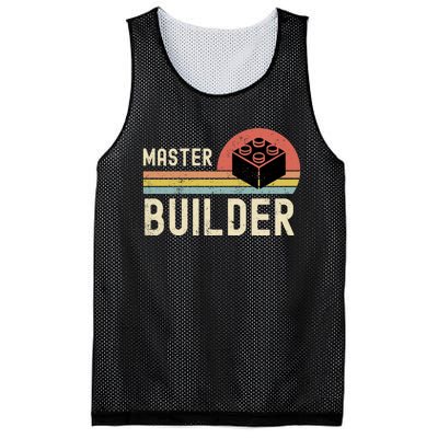 Master Builder Vintage Style Gift Mesh Reversible Basketball Jersey Tank