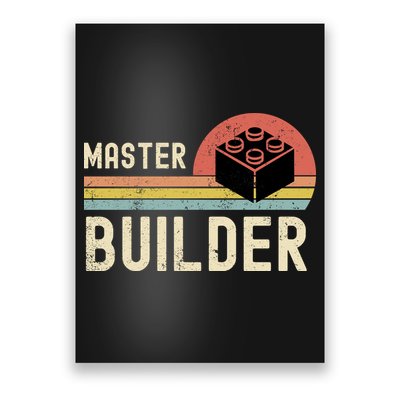 Master Builder Vintage Style Gift Poster