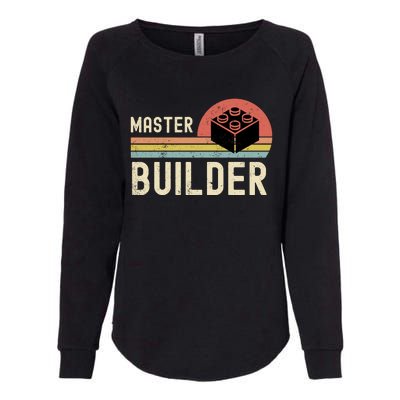 Master Builder Vintage Style Gift Womens California Wash Sweatshirt