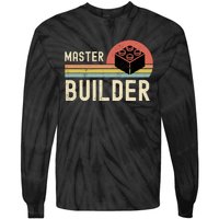 Master Builder Vintage Style Gift Tie-Dye Long Sleeve Shirt