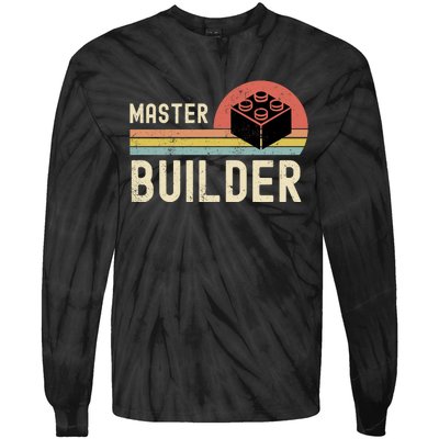 Master Builder Vintage Style Gift Tie-Dye Long Sleeve Shirt