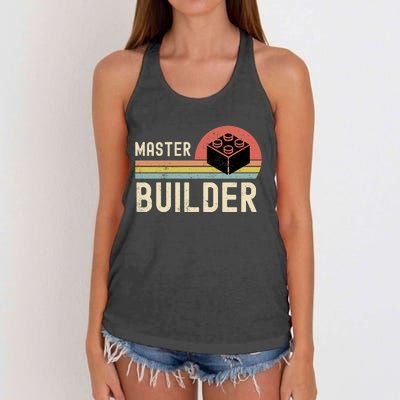 Master Builder Vintage Style Gift Women's Knotted Racerback Tank