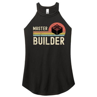 Master Builder Vintage Style Gift Women's Perfect Tri Rocker Tank