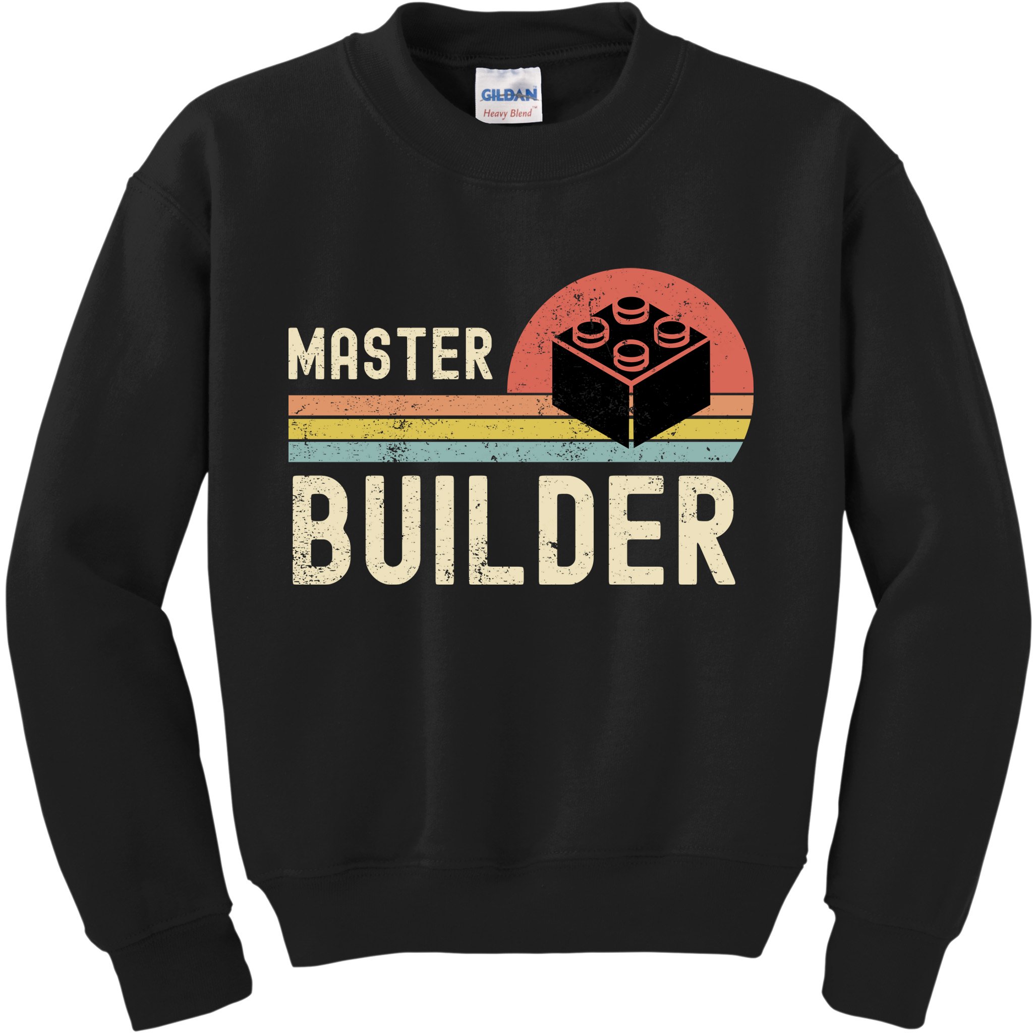 Master Builder Vintage Style Gift Kids Sweatshirt