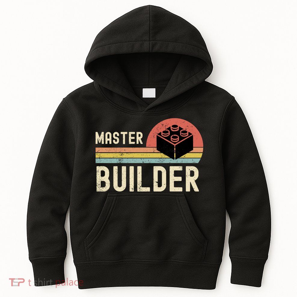 Master Builder Vintage Style Gift Kids Hoodie