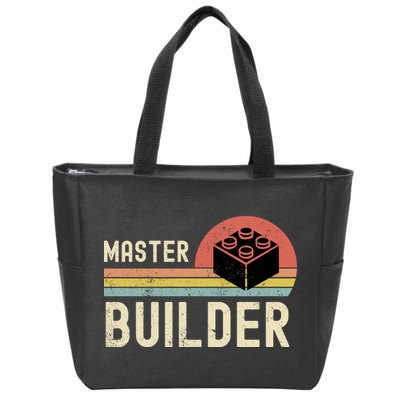 Master Builder Vintage Style Gift Zip Tote Bag
