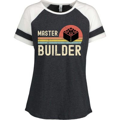 Master Builder Vintage Style Gift Enza Ladies Jersey Colorblock Tee