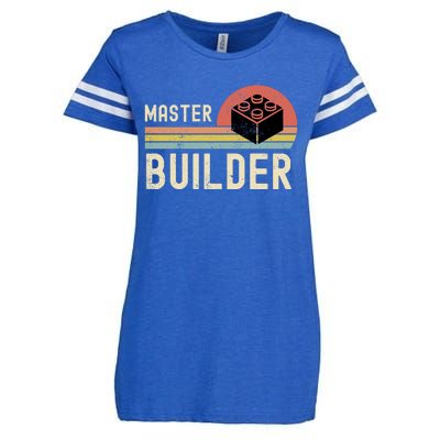 Master Builder Vintage Style Gift Enza Ladies Jersey Football T-Shirt