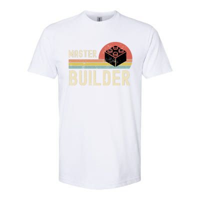 Master Builder Vintage Style Gift Softstyle CVC T-Shirt