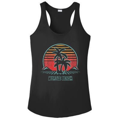 Myrtle Beach Vintage 80s Style Ladies PosiCharge Competitor Racerback Tank