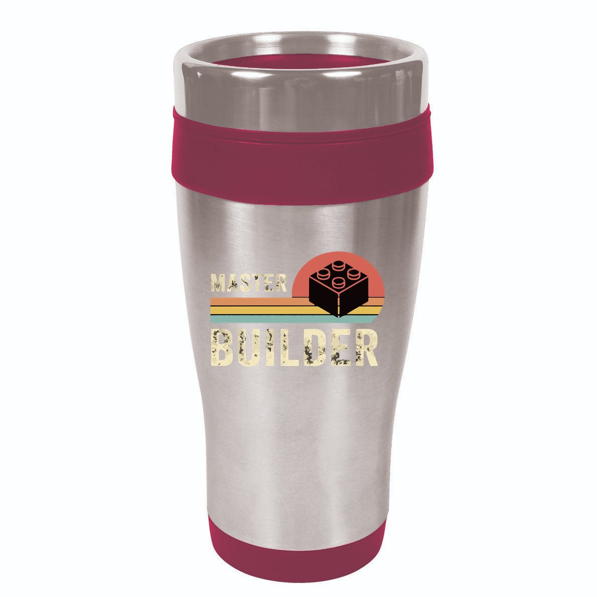 Master Builder Vintage 16oz Travel Tumbler
