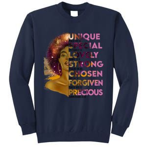 Motivational Bible Verses For African American Women Tall Sweatshirt