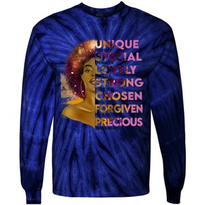 Motivational Bible Verses For African American Women Tie-Dye Long Sleeve Shirt