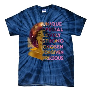 Motivational Bible Verses For African American Women Tie-Dye T-Shirt