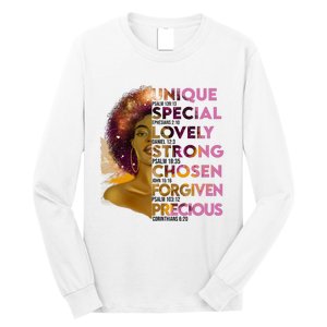 Motivational Bible Verses For African American Women Long Sleeve Shirt