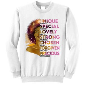 Motivational Bible Verses For African American Women Sweatshirt