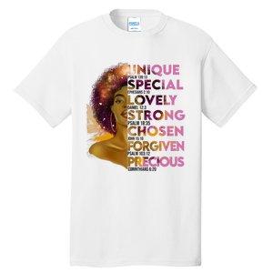 Motivational Bible Verses For African American Women Tall T-Shirt