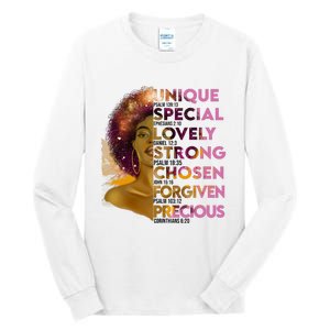 Motivational Bible Verses For African American Women Tall Long Sleeve T-Shirt