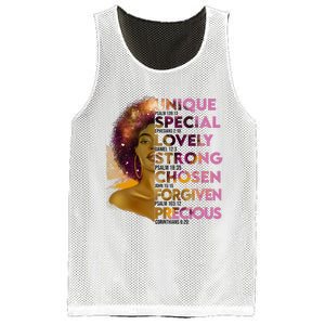 Motivational Bible Verses For African American Women Mesh Reversible Basketball Jersey Tank