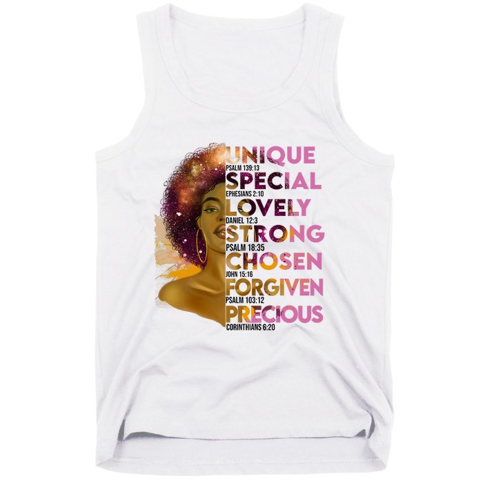 Motivational Bible Verses For African American Women Tank Top