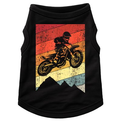 Motocross Bike Vintage Dirtbike Gift Racing Retro Dirt Bike Doggie Tank
