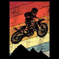 Motocross Bike Vintage Dirtbike Gift Racing Retro Dirt Bike Hoodie