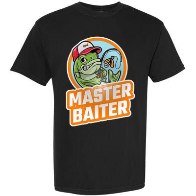 Master Baiter Vintage Bass Fishing Garment-Dyed Heavyweight T-Shirt