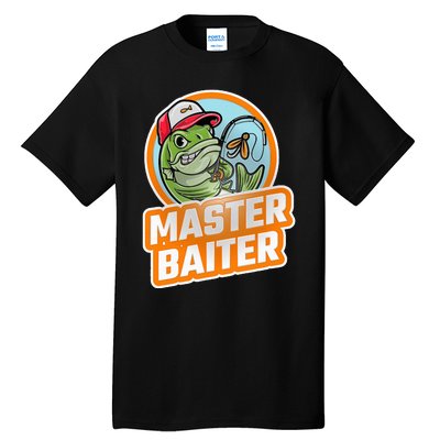 Master Baiter Vintage Bass Fishing Tall T-Shirt