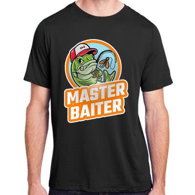 Master Baiter Vintage Bass Fishing Adult ChromaSoft Performance T-Shirt