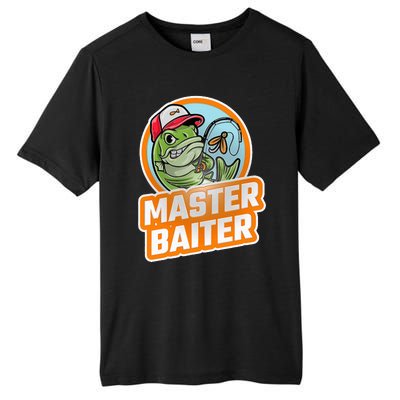 Master Baiter Vintage Bass Fishing Tall Fusion ChromaSoft Performance T-Shirt