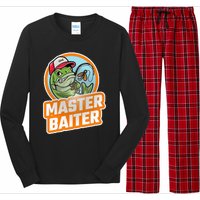 Master Baiter Vintage Bass Fishing Long Sleeve Pajama Set