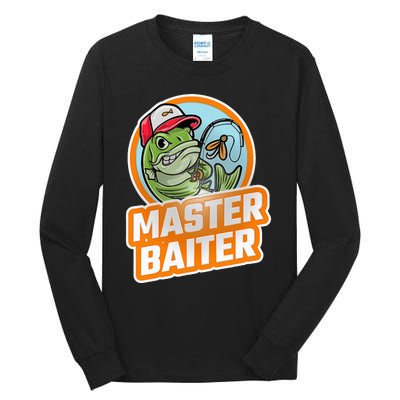 Master Baiter Vintage Bass Fishing Tall Long Sleeve T-Shirt