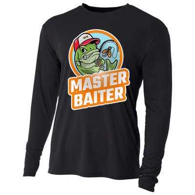 Master Baiter Vintage Bass Fishing Cooling Performance Long Sleeve Crew