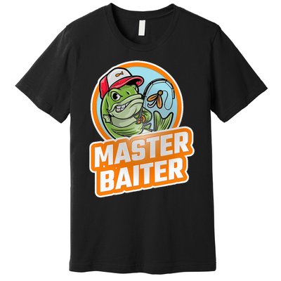 Master Baiter Vintage Bass Fishing Premium T-Shirt