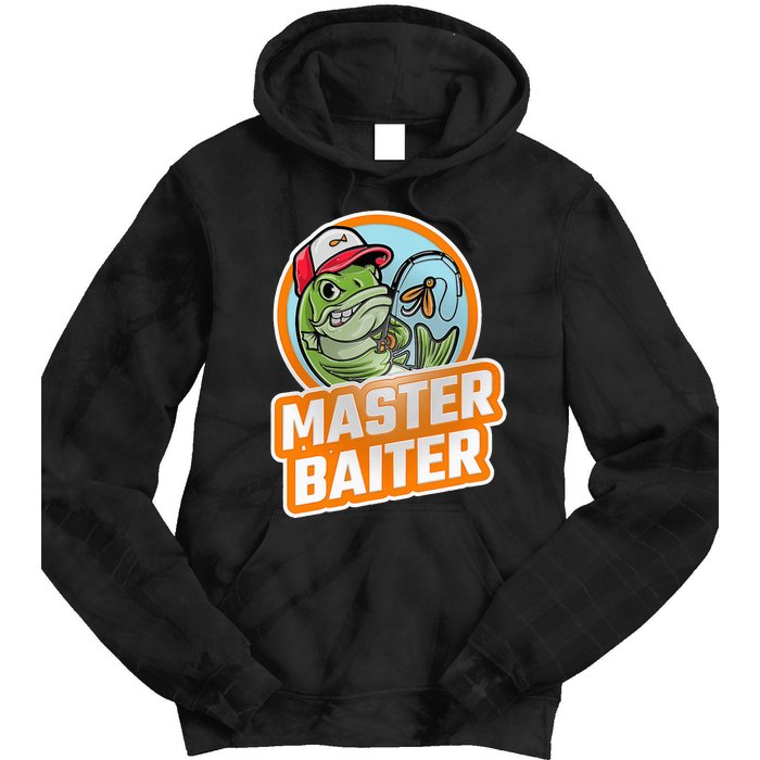 Master Baiter Vintage Bass Fishing Tie Dye Hoodie