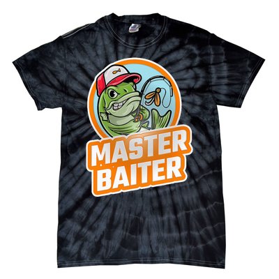 Master Baiter Vintage Bass Fishing Tie-Dye T-Shirt