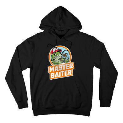 Master Baiter Vintage Bass Fishing Tall Hoodie